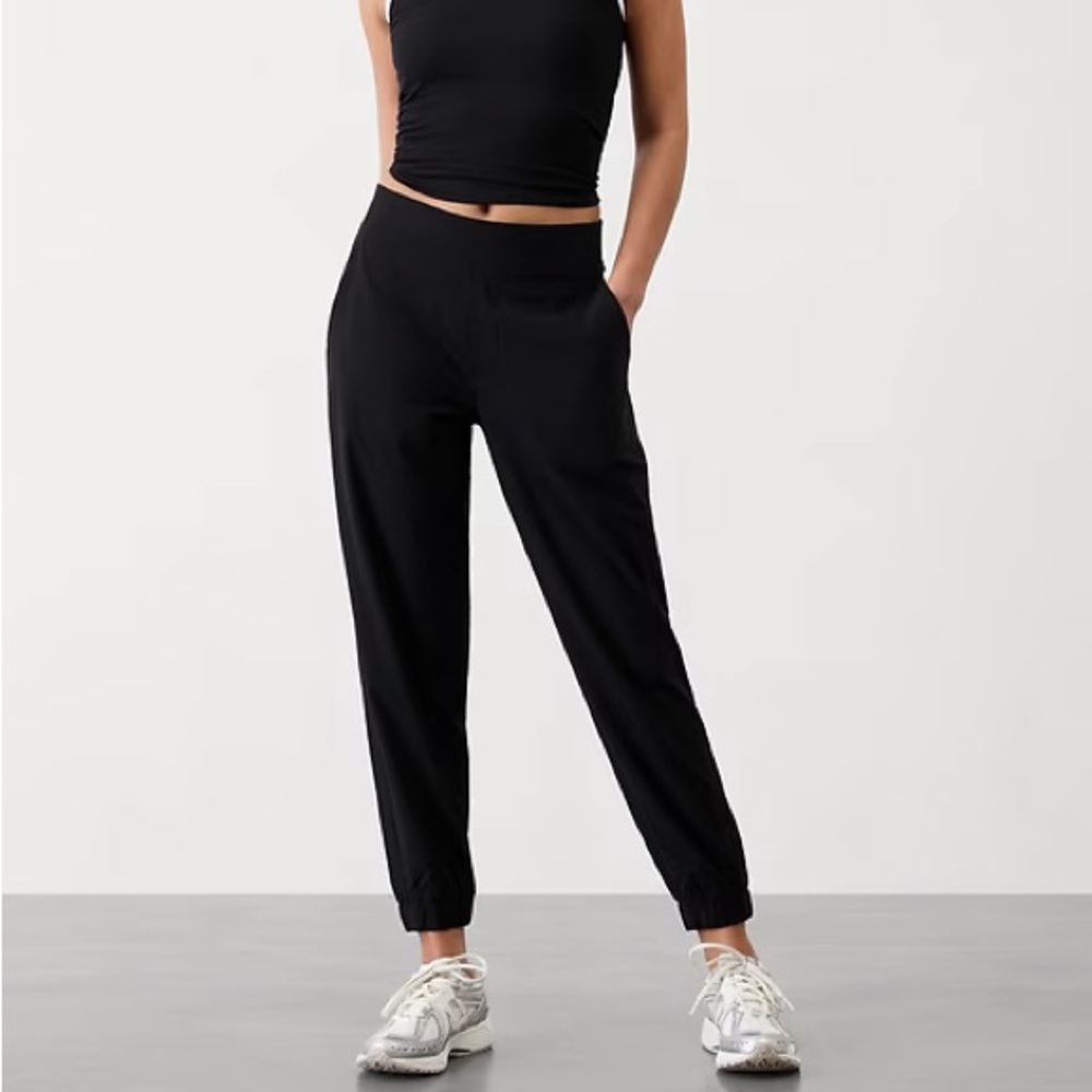 Athleta Black Women's Joggers with Elastic Cuffs